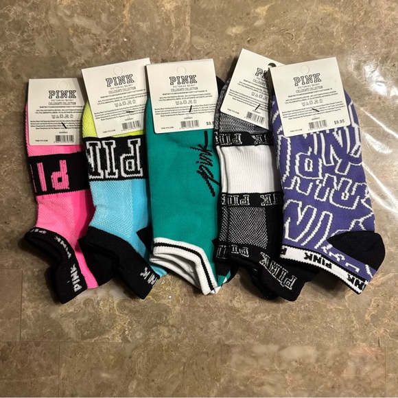 PINK Victoria's Secret Other - PINK Victoria's Secret Women's Colorful Sock Set